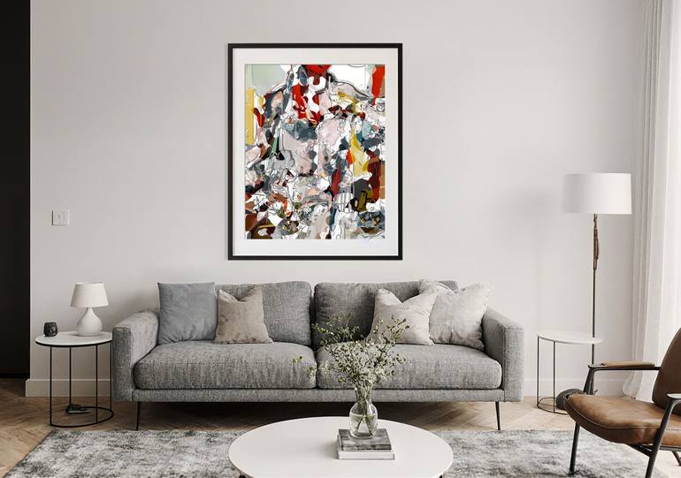 Original Abstract Body Digital by Charles Graef