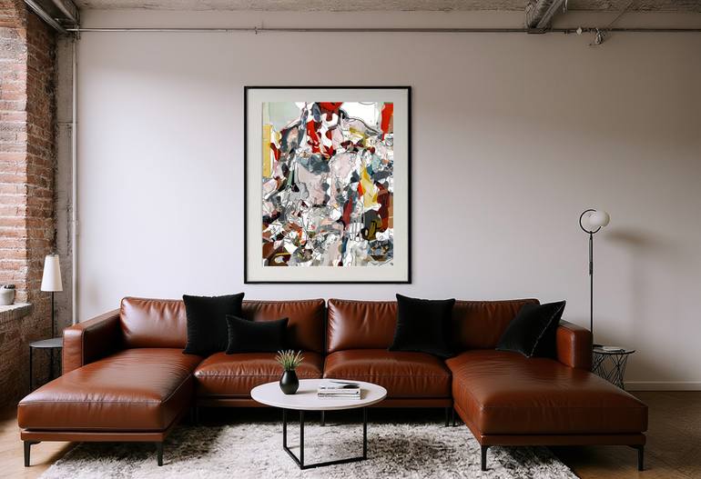 Original Abstract Body Digital by Charles Graef
