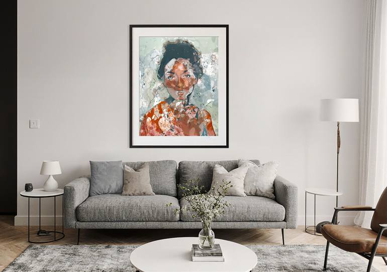 Original Abstract People Digital by Charles Graef
