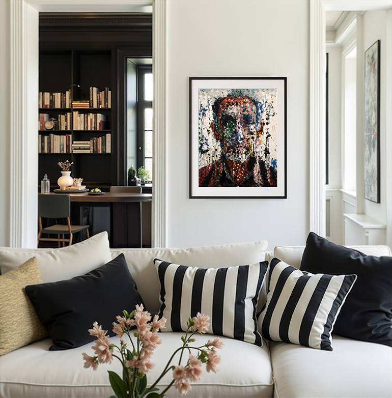 Original Abstract People Digital by Charles Graef