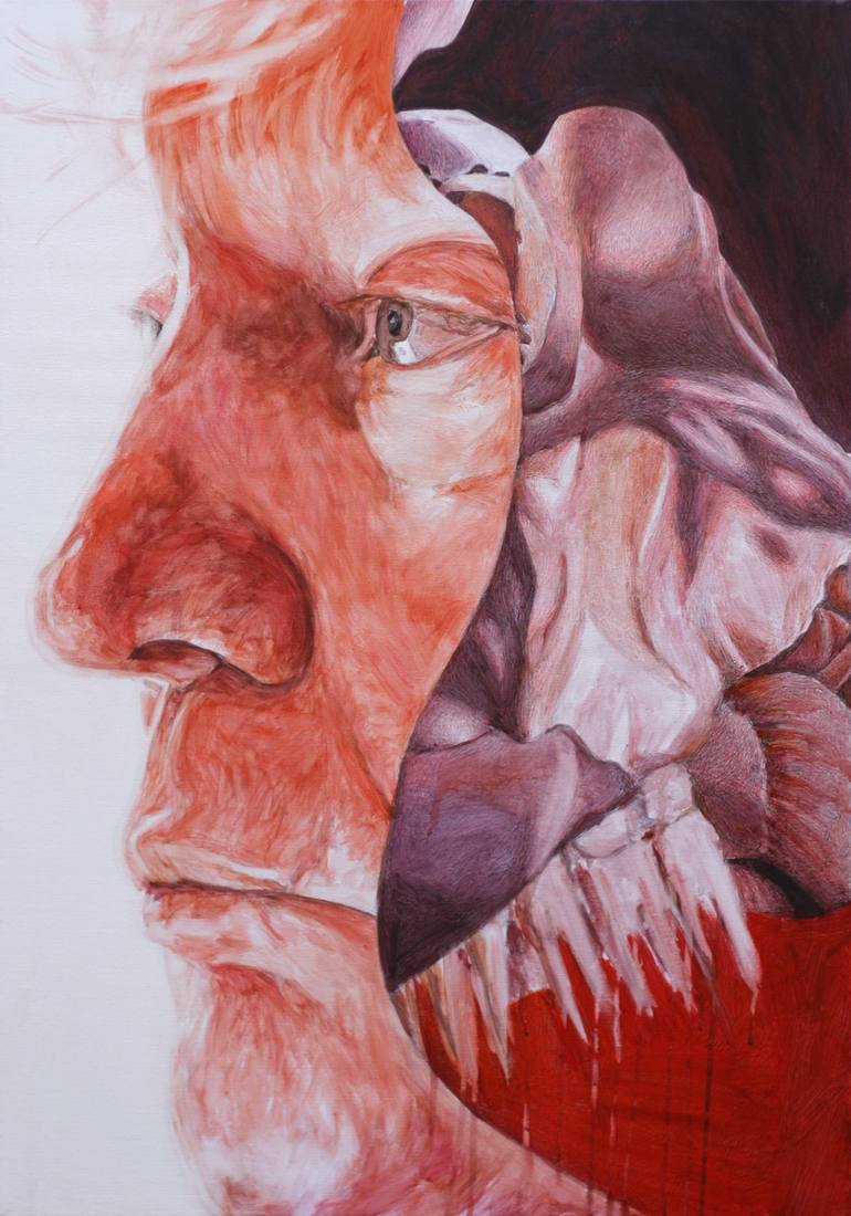 Original Figurative Portrait Painting by Sebastian Konrad Sleczka