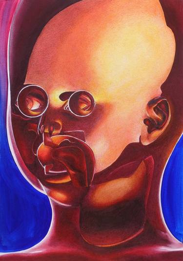 Original Figurative Science/Technology Paintings by Sebastian Konrad Sleczka