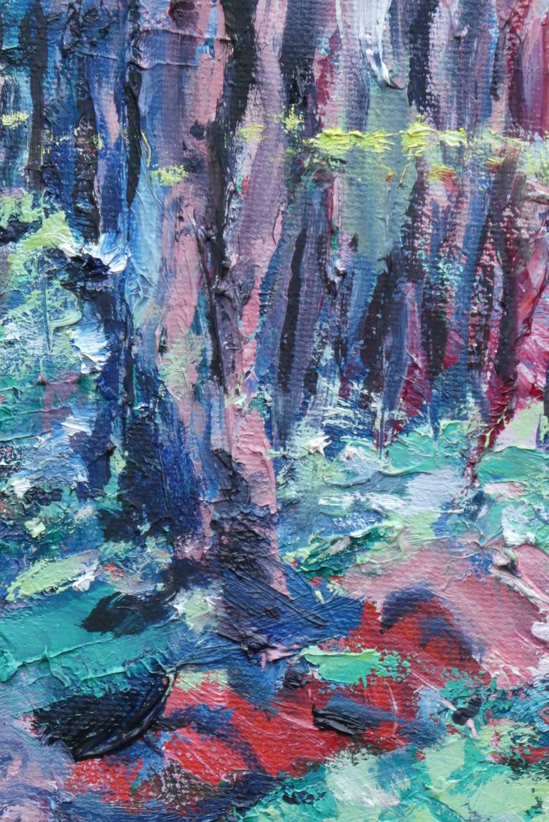 Original Abstract Expressionism Landscape Painting by Paul McKee
