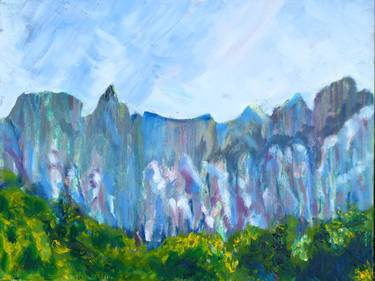 Original Abstract Expressionism Landscape Painting by Paul Mckee