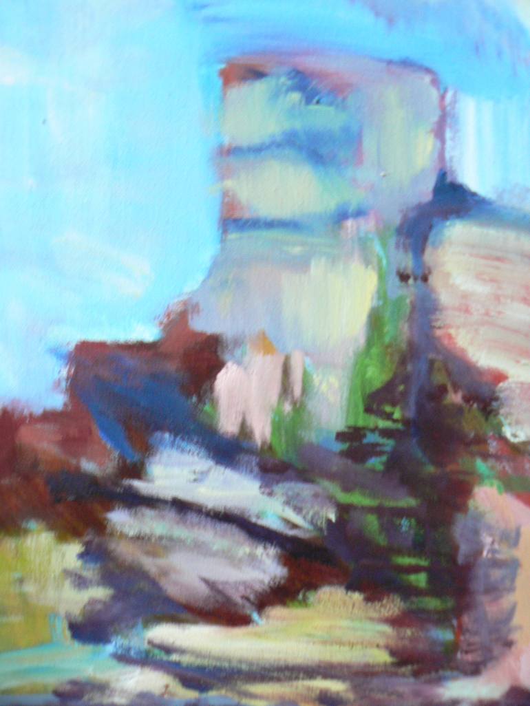 Original Abstract Landscape Painting by Paul McKee