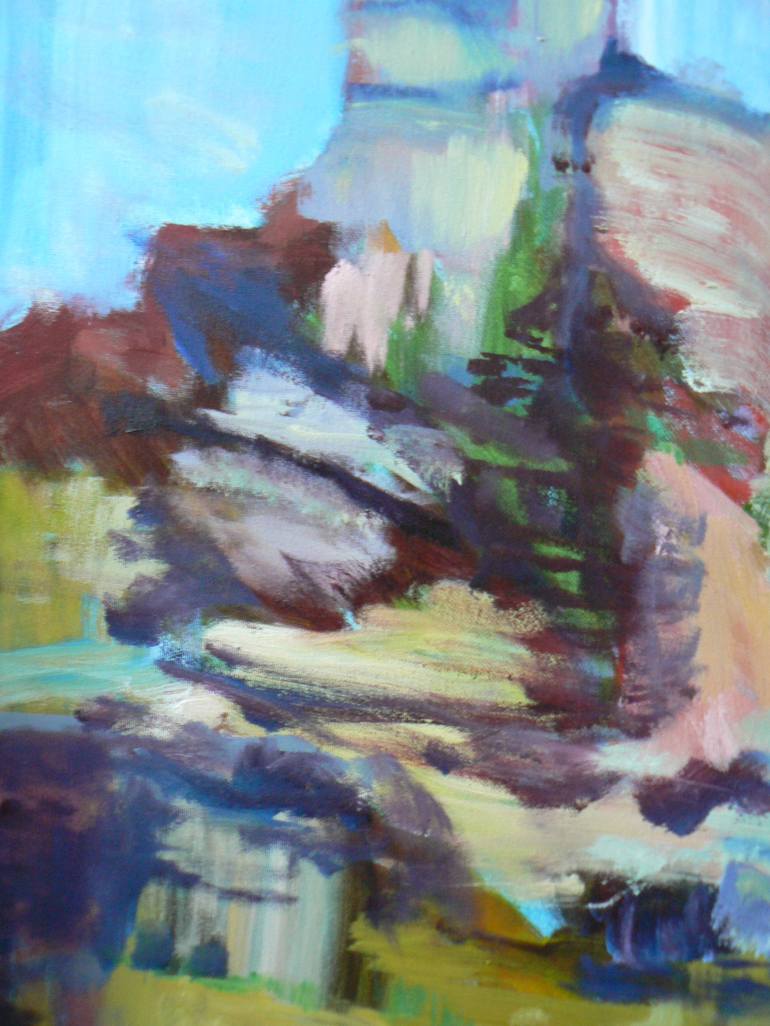 Original Abstract Landscape Painting by Paul McKee