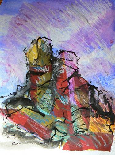 Original Abstract Landscape Paintings by Paul McKee