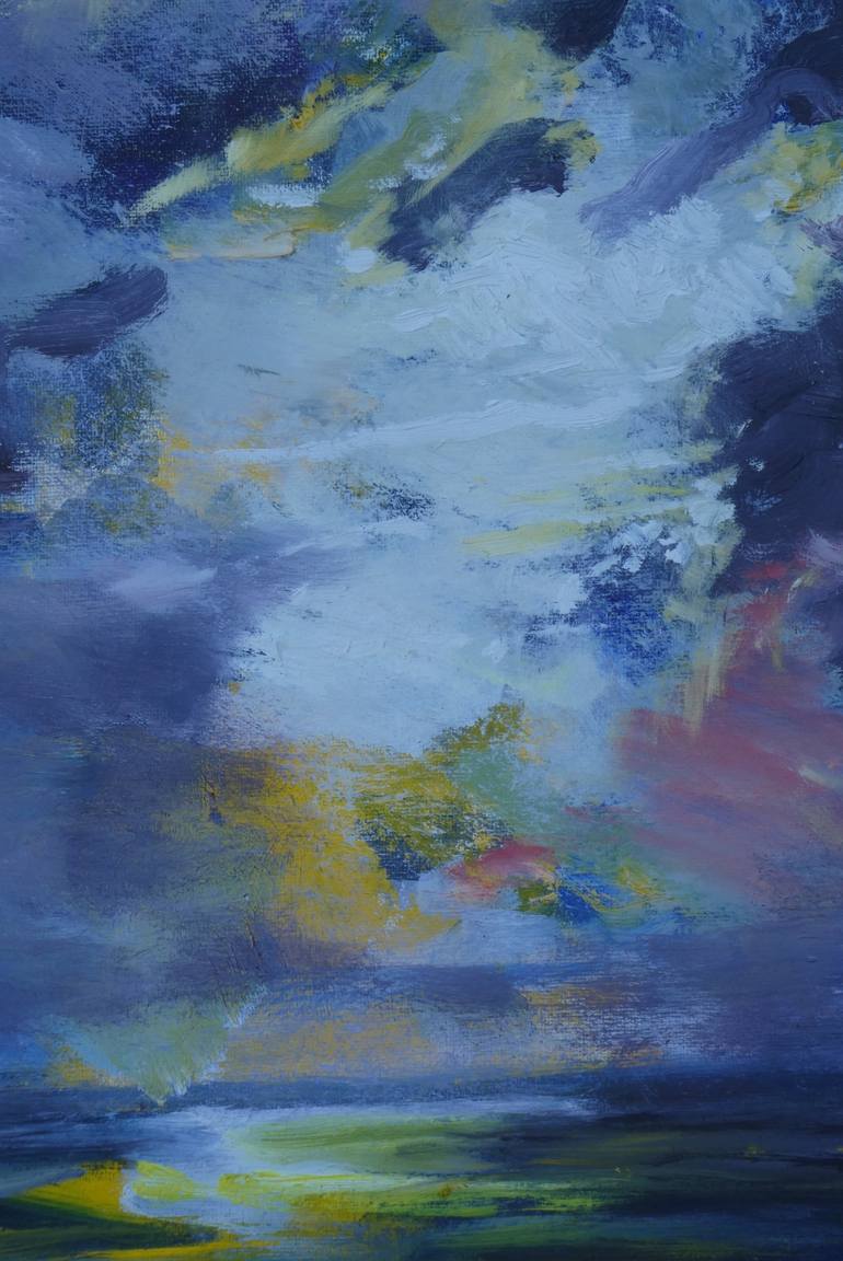 Original Expressionism Seascape Painting by Paul Mckee