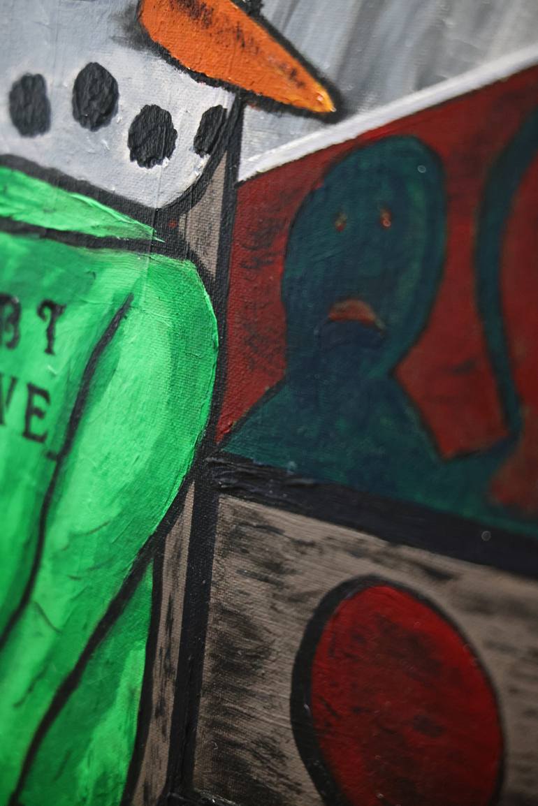 Original Pop Art Politics Painting by Jay Karl