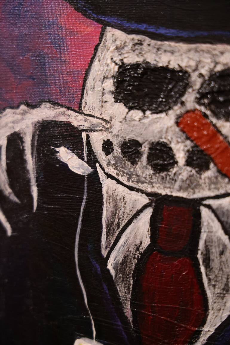 Original Surrealism Pop Culture/Celebrity Painting by Jay Karl