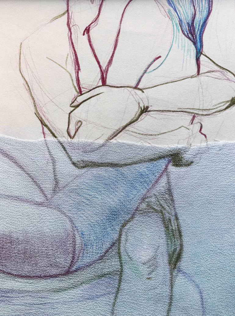Original Contemporary Love Drawing by Kseniia Perfileva