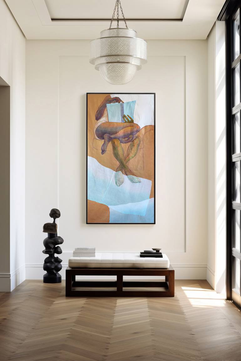 Original Figurative Love Drawing by Kseniia Perfileva