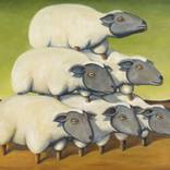 Sheep Stack by Tank Art