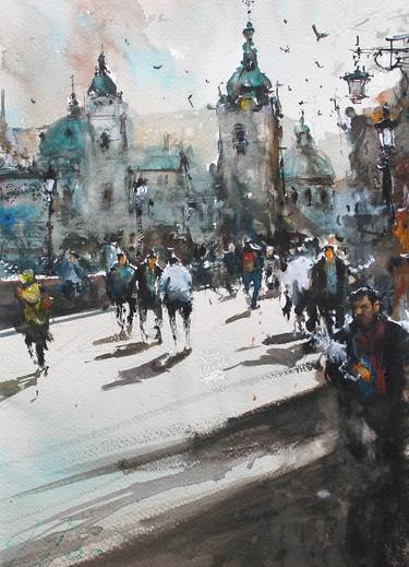 Original Impressionism Landscape Paintings by maximilian damico