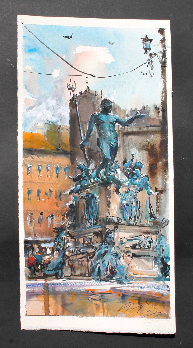 Original Impressionism Landscape Painting by Maximilian Damico