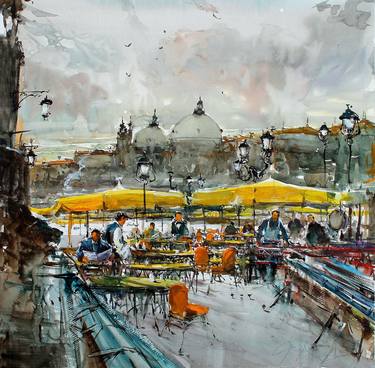 Original Cities Paintings by maximilian damico