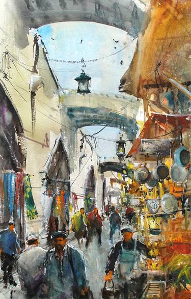 Original Cities Paintings by maximilian damico