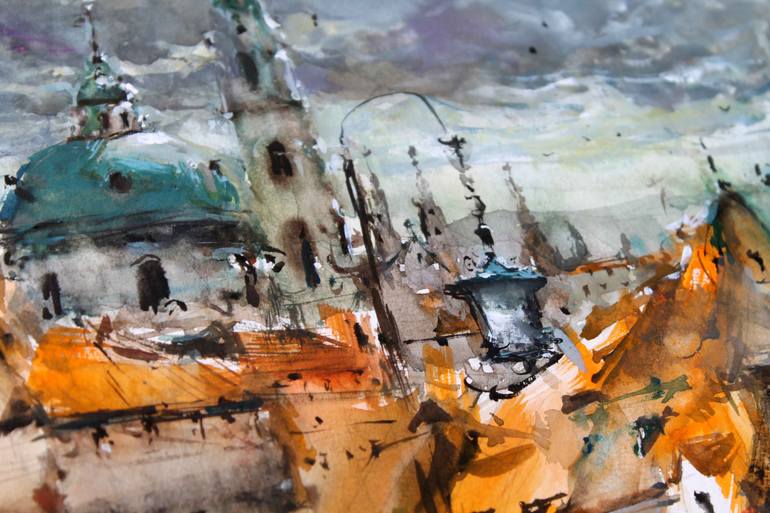 Original Impressionism Cities Painting by Maximilian Damico