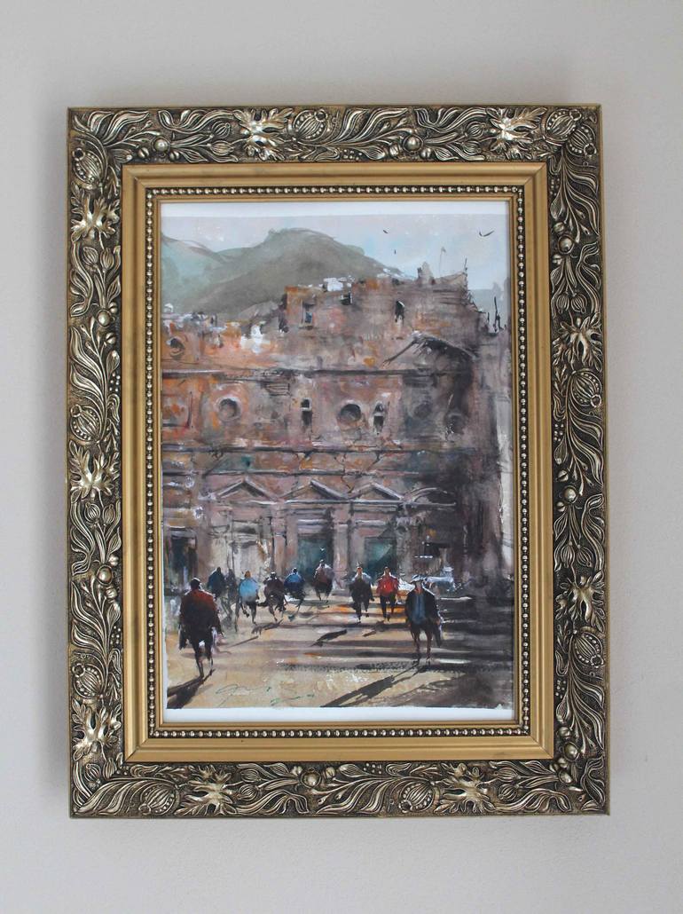 Original Realism Architecture Painting by Maximilian Damico