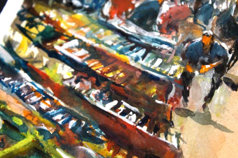 Original Impressionism Architecture Painting by Maximilian Damico