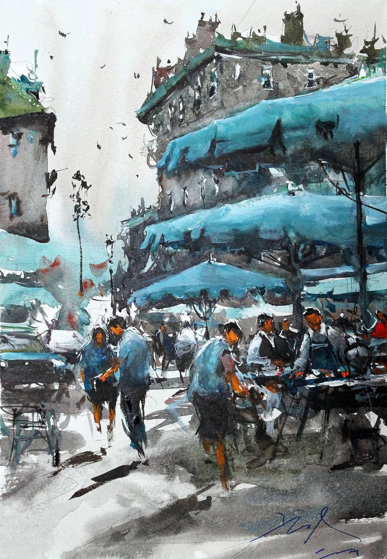 Print of Impressionism Architecture Paintings by Maximilian Damico