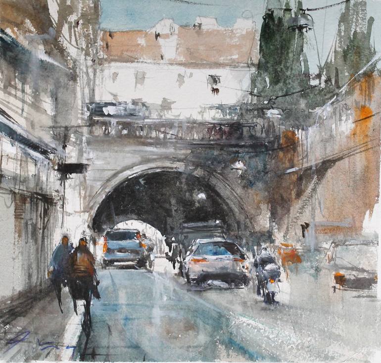 Print of Impressionism Cities Paintings by Maximilian Damico
