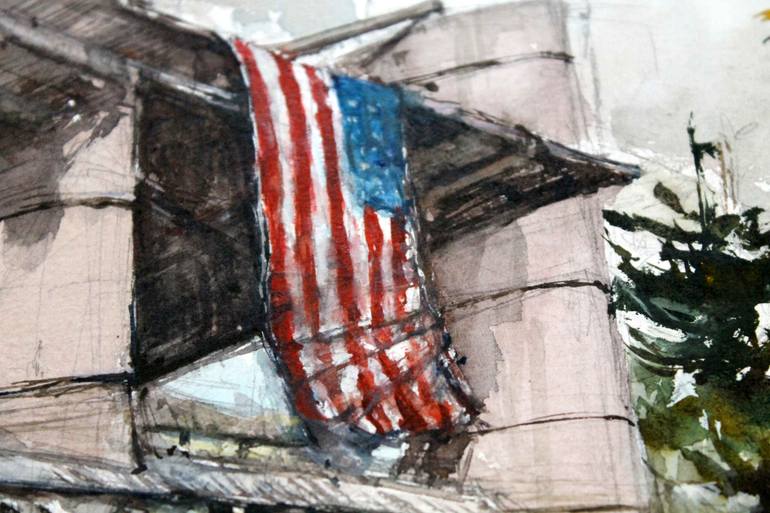 Original Realism Architecture Painting by Maximilian Damico