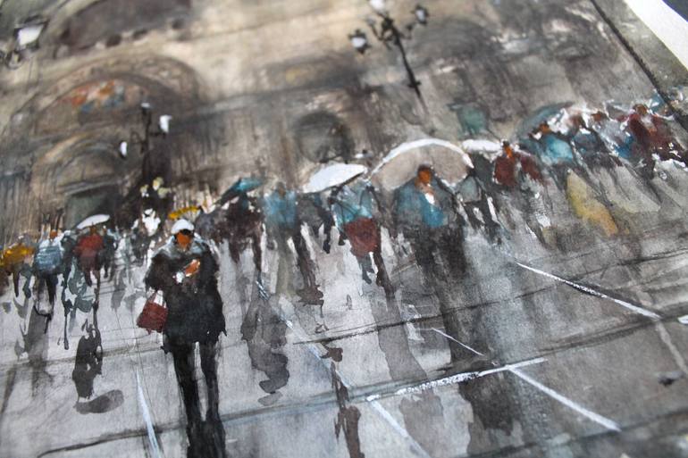 Original Impressionism Architecture Painting by Maximilian Damico