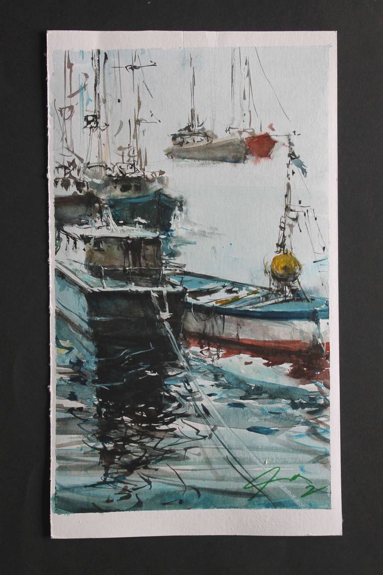 Original Impressionism Landscape Painting by Maximilian Damico