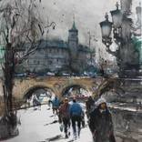 Strolling along the Seine River by maximilian damico