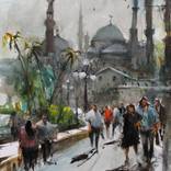 Istanbul at Dusk by maximilian damico