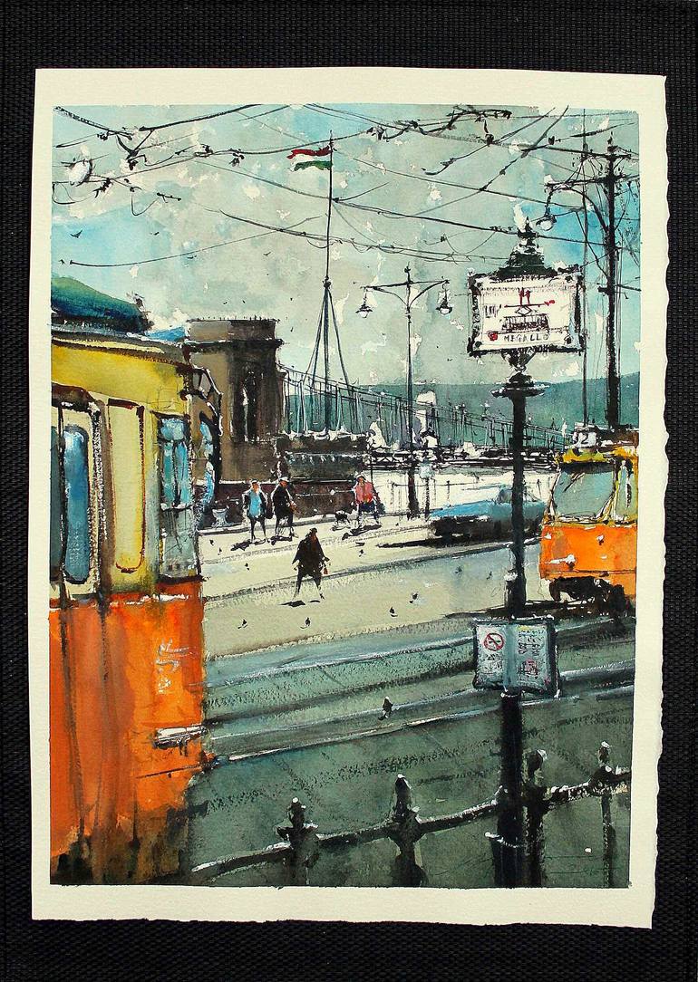 Original Figurative Landscape Painting by Maximilian Damico