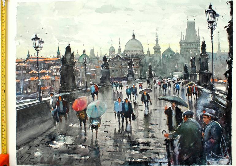 Original Figurative Landscape Painting by Maximilian Damico