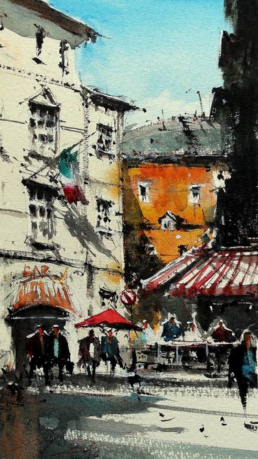 Original Impressionism Landscape Paintings by maximilian damico