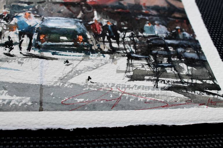 Original Figurative Cities Painting by Maximilian Damico