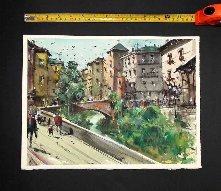 Original Figurative Landscape Painting by Maximilian Damico