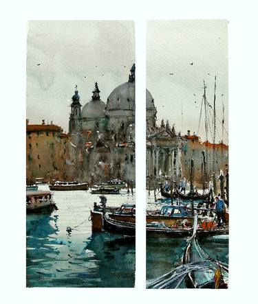 Original Impressionism Landscape Paintings by maximilian damico