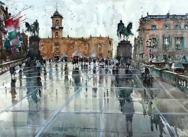 Print of Impressionism Cities Paintings by maximilian damico