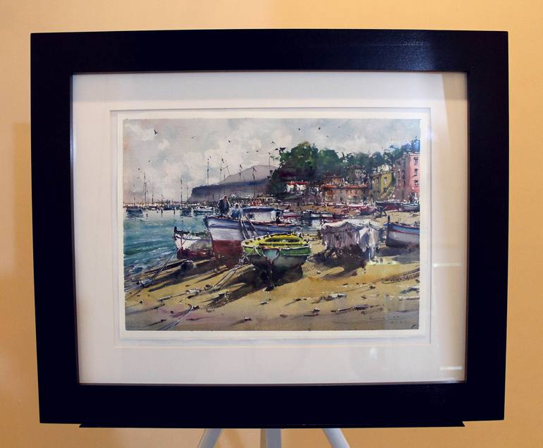 Original Realism Seascape Painting by maximilian damico