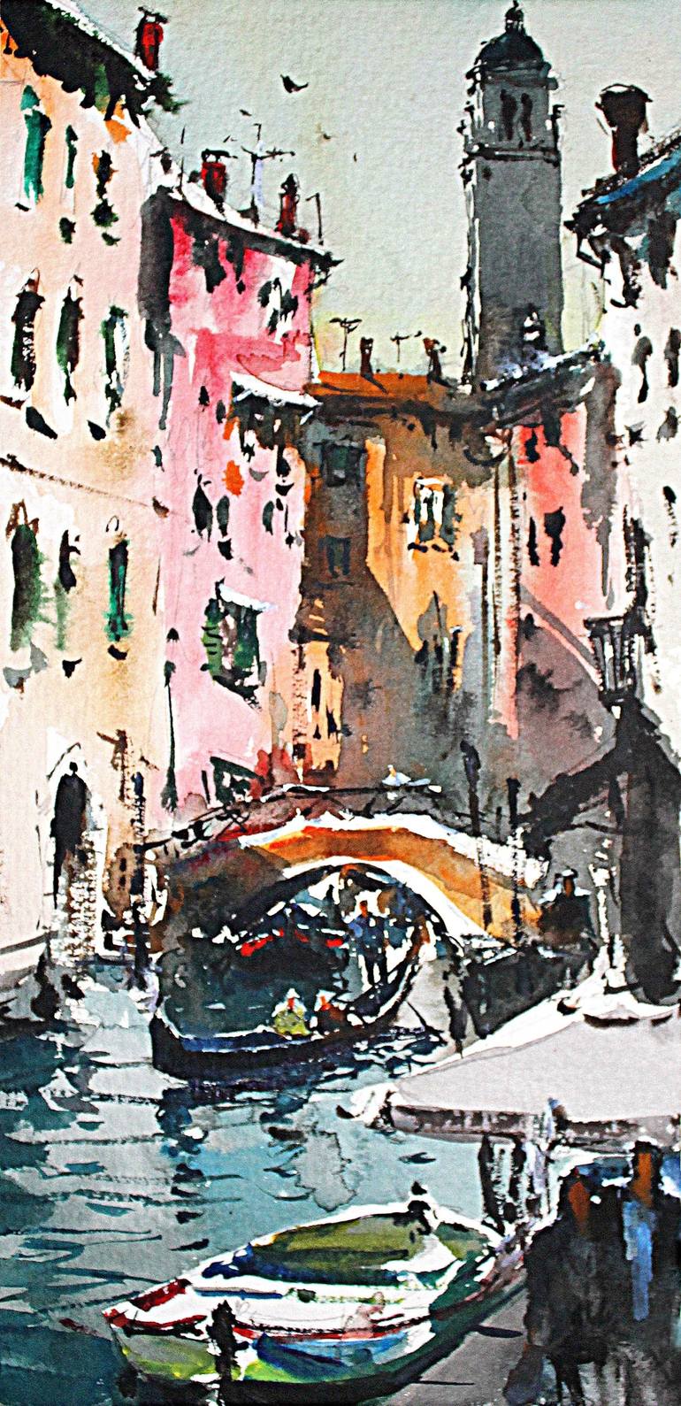 Venice Canals V Painting by maximilian damico | Saatchi Art