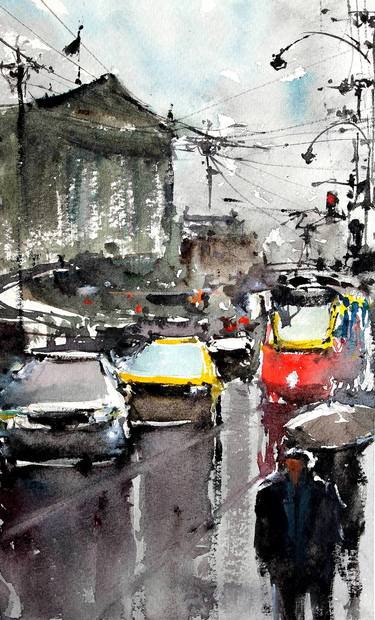 Print of Impressionism Cities Paintings by maximilian damico