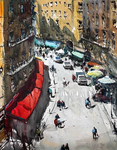 Print of Cities Paintings by maximilian damico