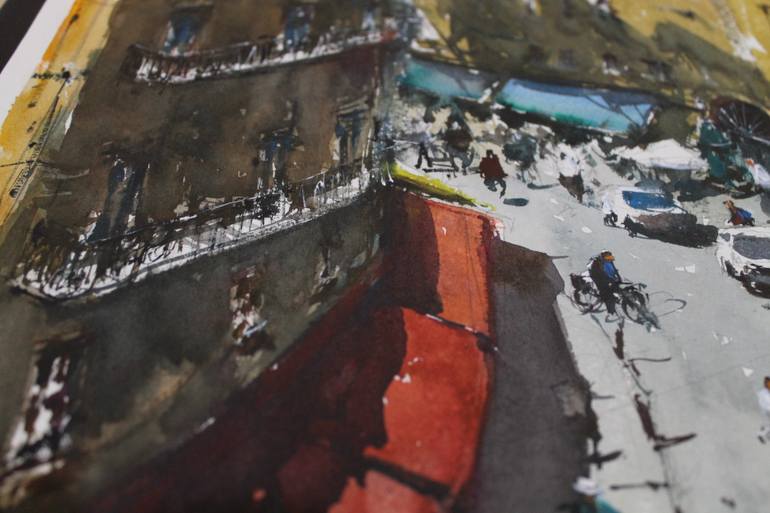 Original Impressionism Cities Painting by Maximilian Damico