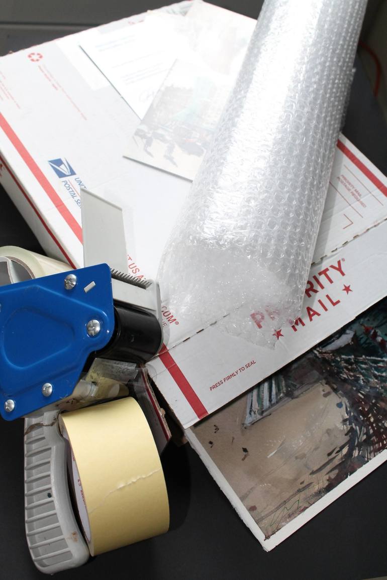 Original Impressionism Cities Painting by Maximilian Damico