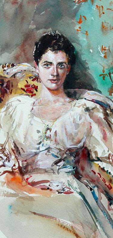 Print of Impressionism Portrait Paintings by maximilian damico