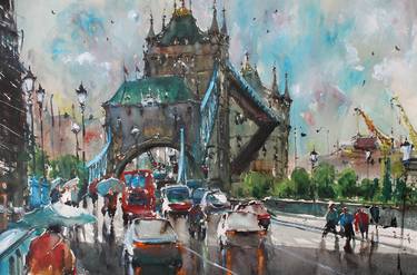 Original Cities Paintings by maximilian damico