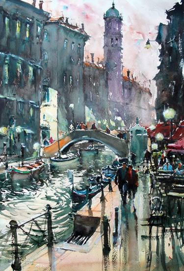 Print of Cities Paintings by maximilian damico