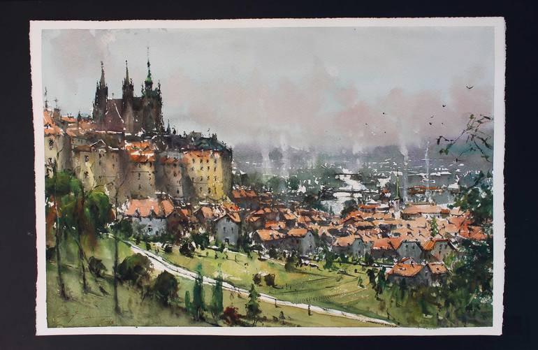 Original Landscape Painting by maximilian damico