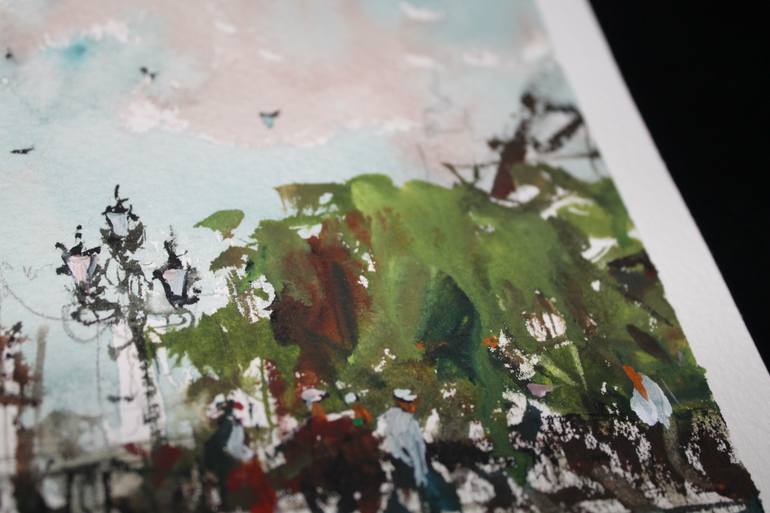 Original Impressionism Cities Painting by Maximilian Damico