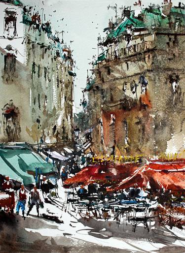 Print of Cities Paintings by maximilian damico